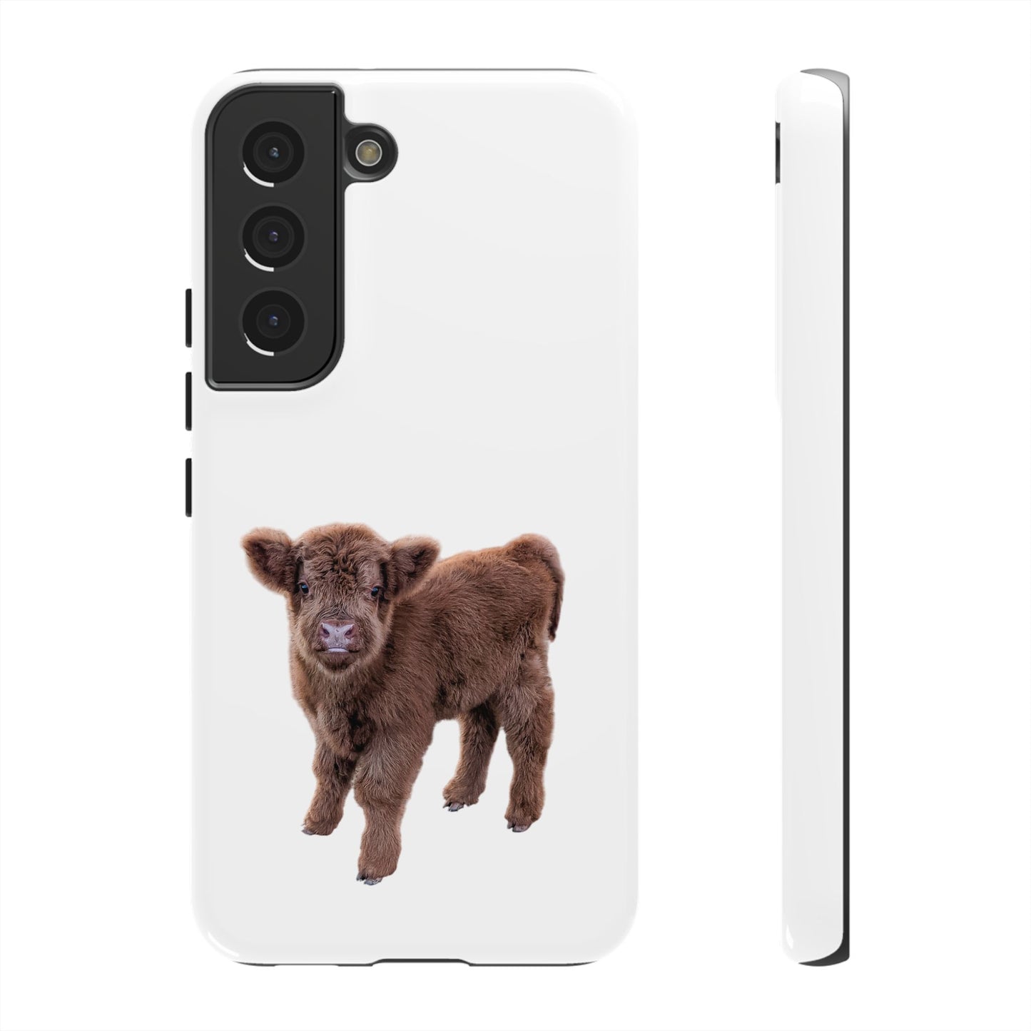 Baby Highland Cow Phone Case Samsung Galaxy S22 Glossy