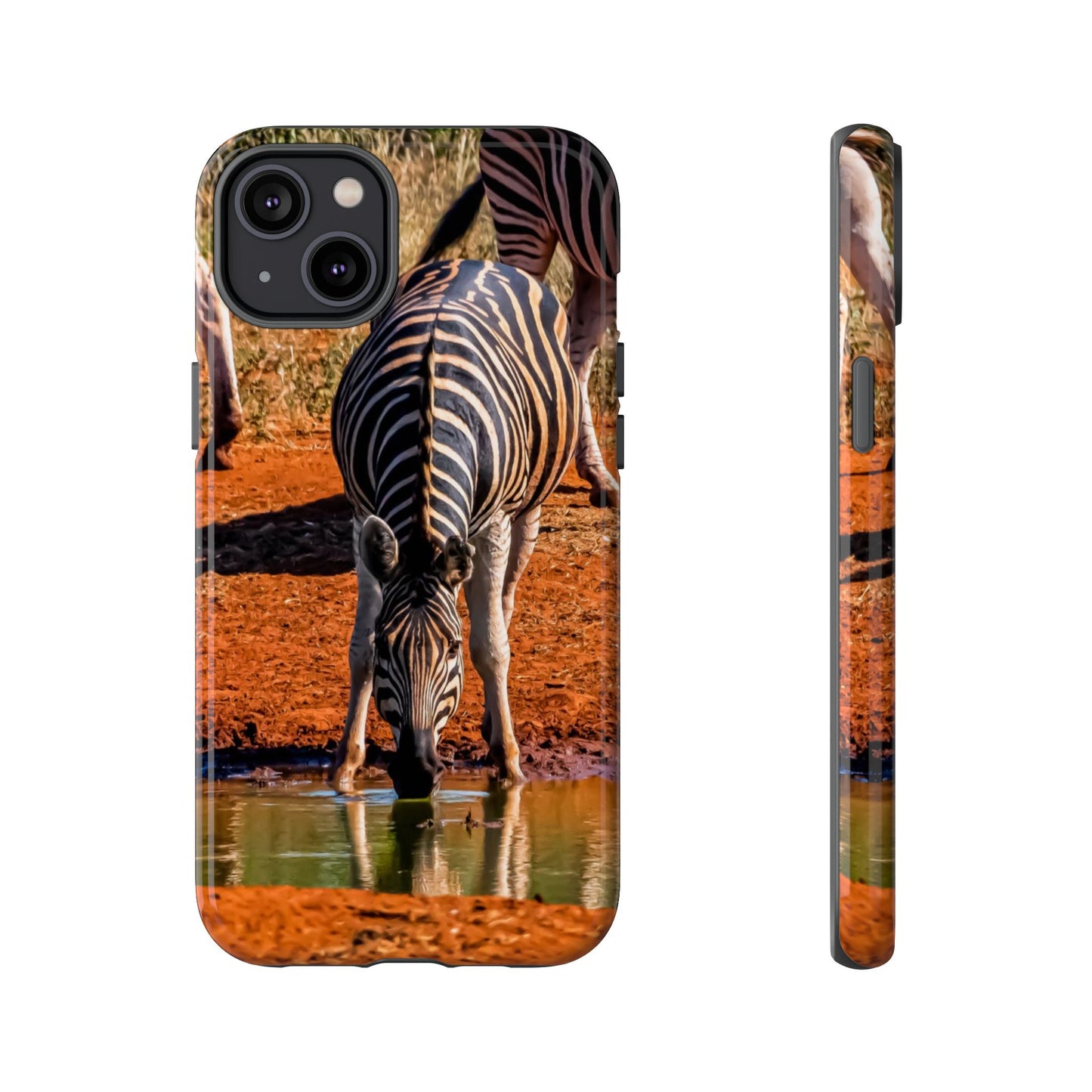 Zebra Phone Case iPhone 14 Plus Glossy