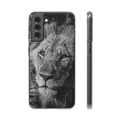 Flexi Cases - Old Lion B&W Samsung Galaxy S21 Plus