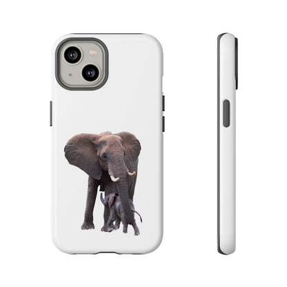 Baby Elephant Tough Case iPhone 14 Glossy