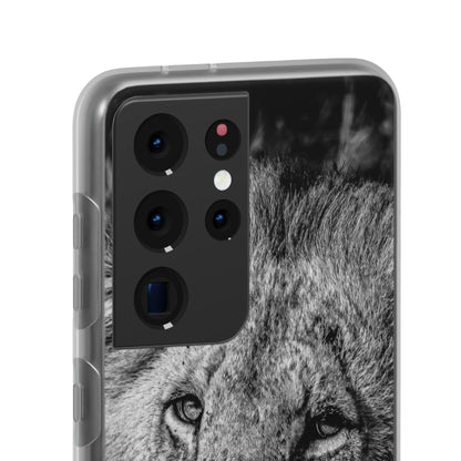 Flexible Lion Phone Cases B&W