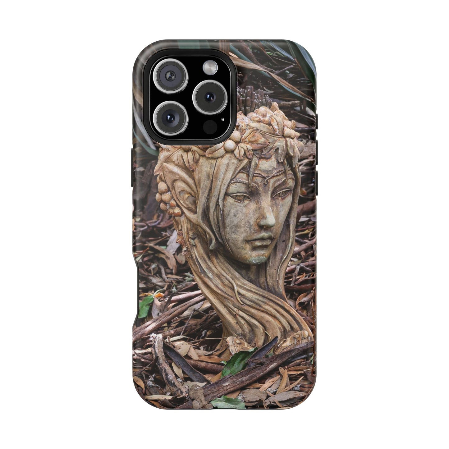 Magsafe® Compatible Tough Cases - Elven Lady Statue iPhone 16 Pro Max Matte