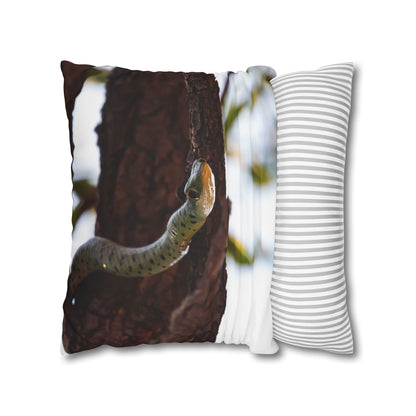 Poly Canvas Pillowcase - Spotted Bush Snake