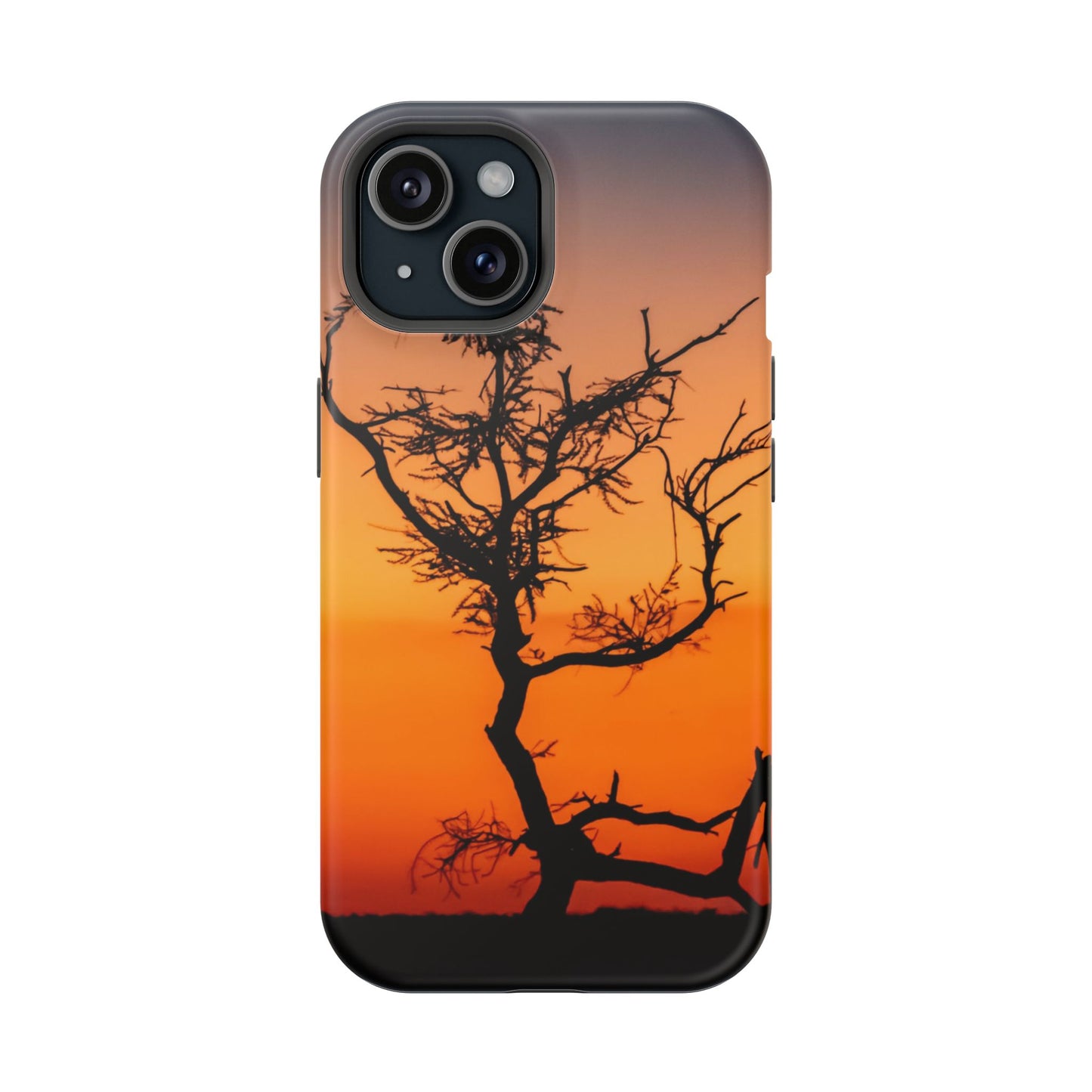 Magsafe® Compatible Tough Cases - Sunset Over The Kalahari iPhone 15 Matte