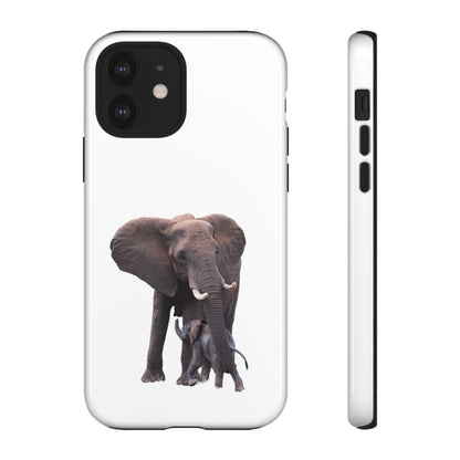 Baby Elephant Tough Case iPhone 12 Glossy