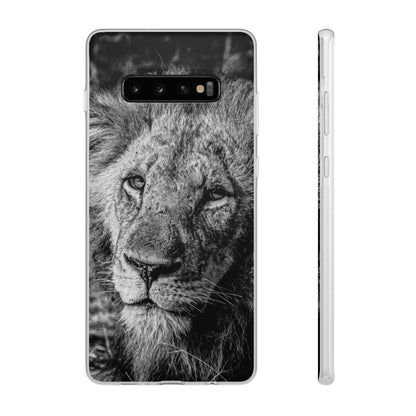 Flexi Cases - Old Lion B&W Samsung Galaxy S10 Plus