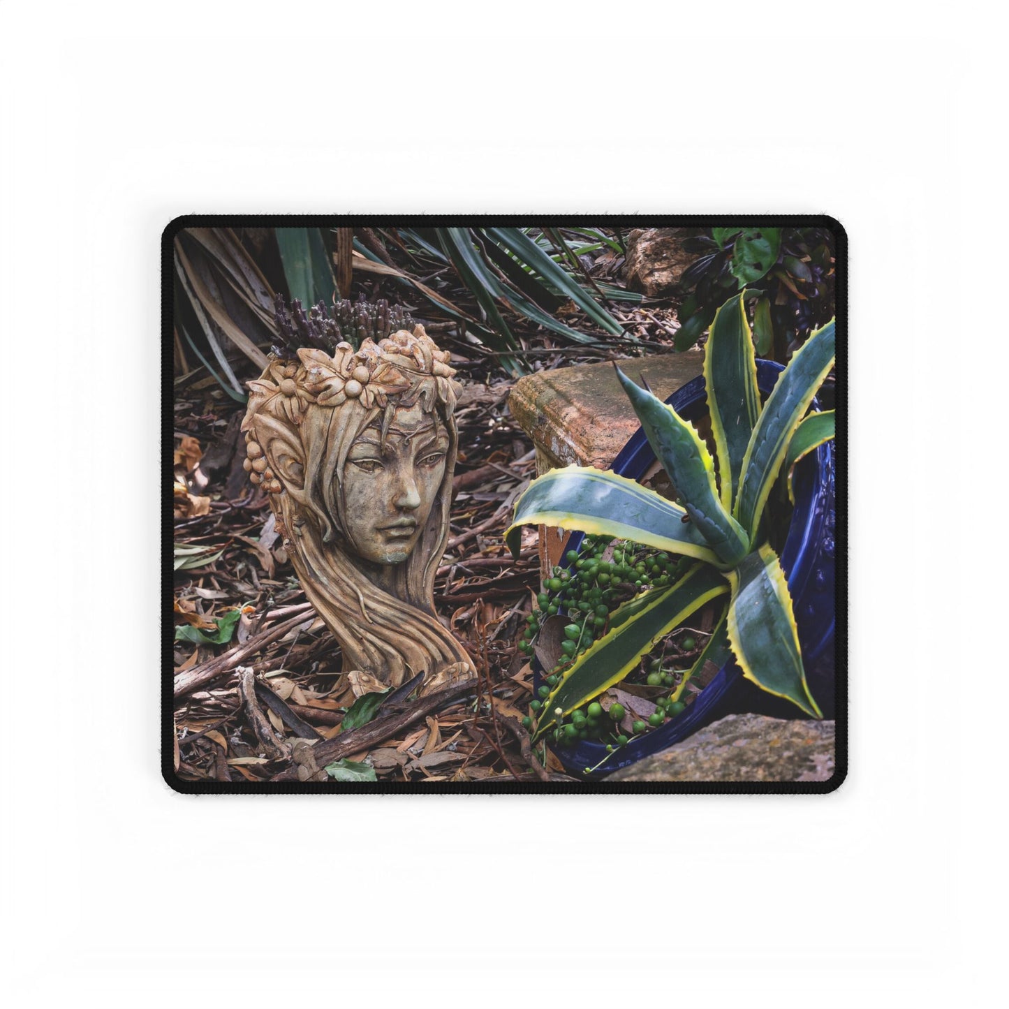 Desk Mats - Elven Lady Statue