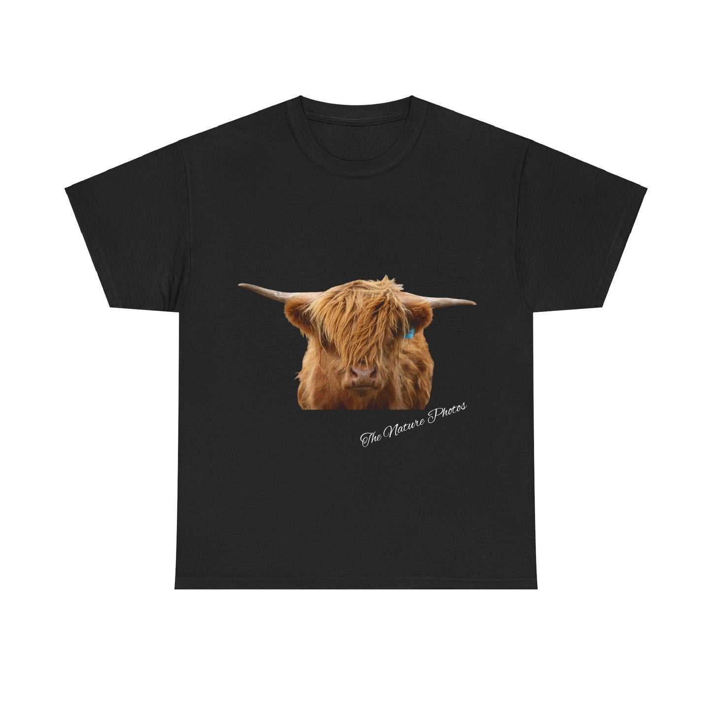 Highland Cow Tee Black