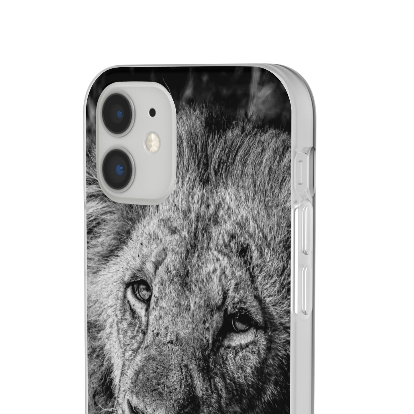 Flexible Lion Phone Cases B&W