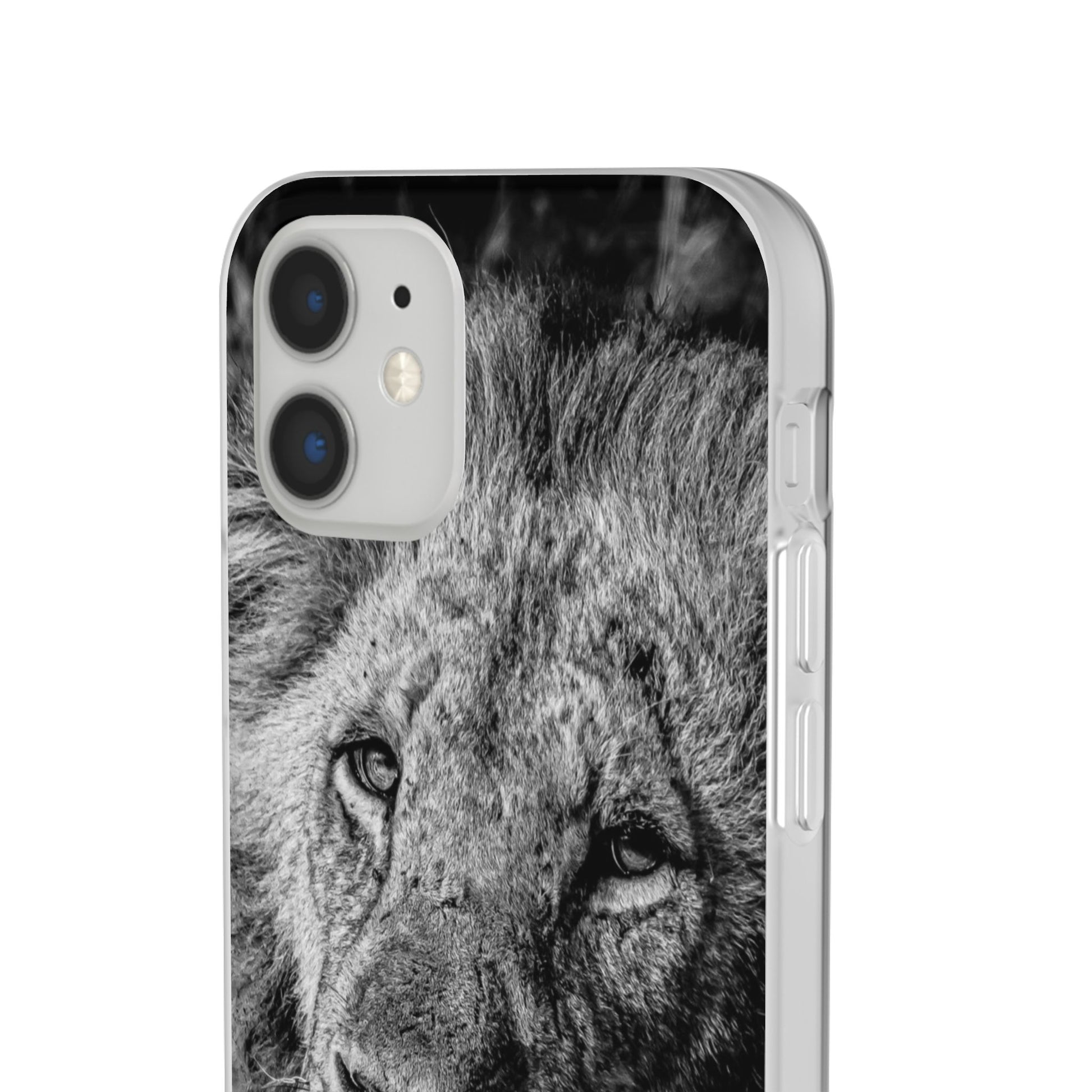 Flexible Lion Phone Cases B&W
