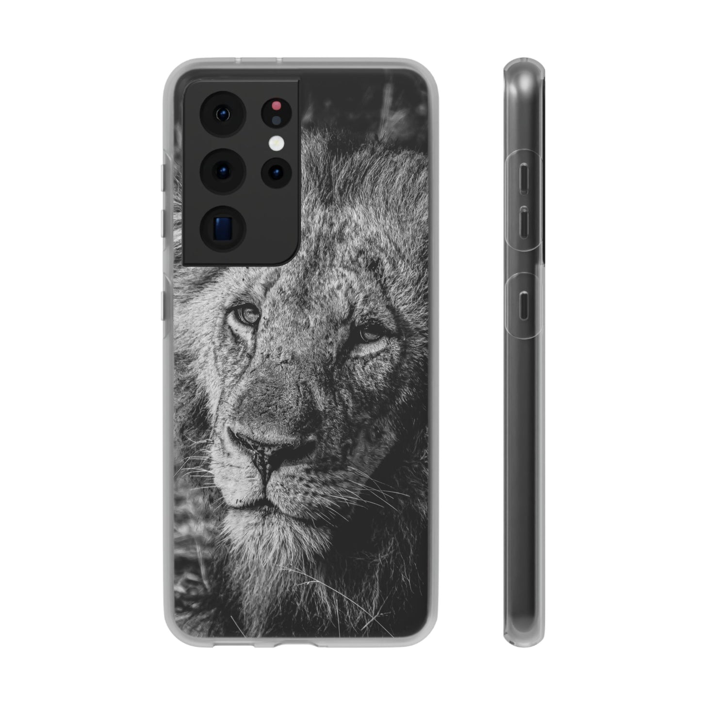 Flexible Lion Phone Cases B&W Samsung Galaxy S21 Ultra