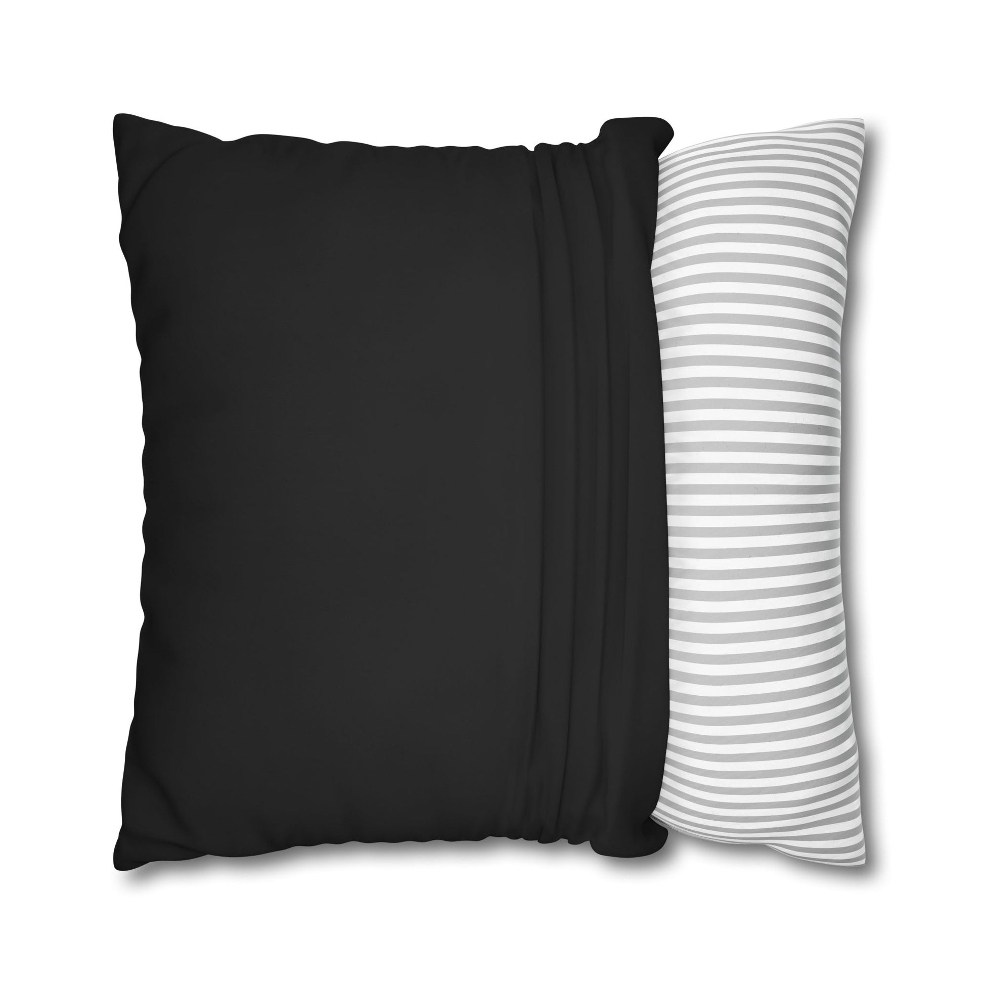 Poly Canvas Pillowcase - Old Lion B&W