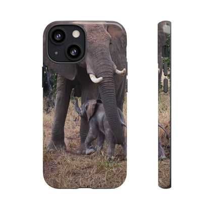 Baby Elephant Tough Case iPhone 13 Mini Glossy