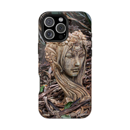 Magsafe® Compatible Tough Cases - Elven Lady Statue iPhone 16 Pro Max Glossy