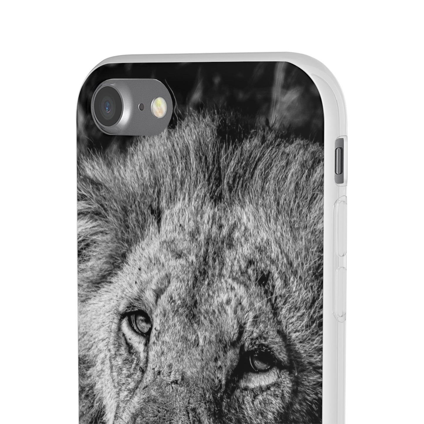 Flexible Lion Phone Cases B&W