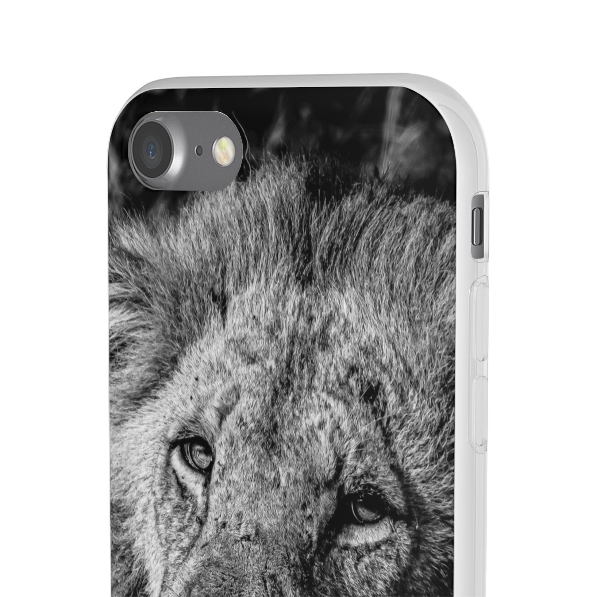 Flexible Lion Phone Cases B&W