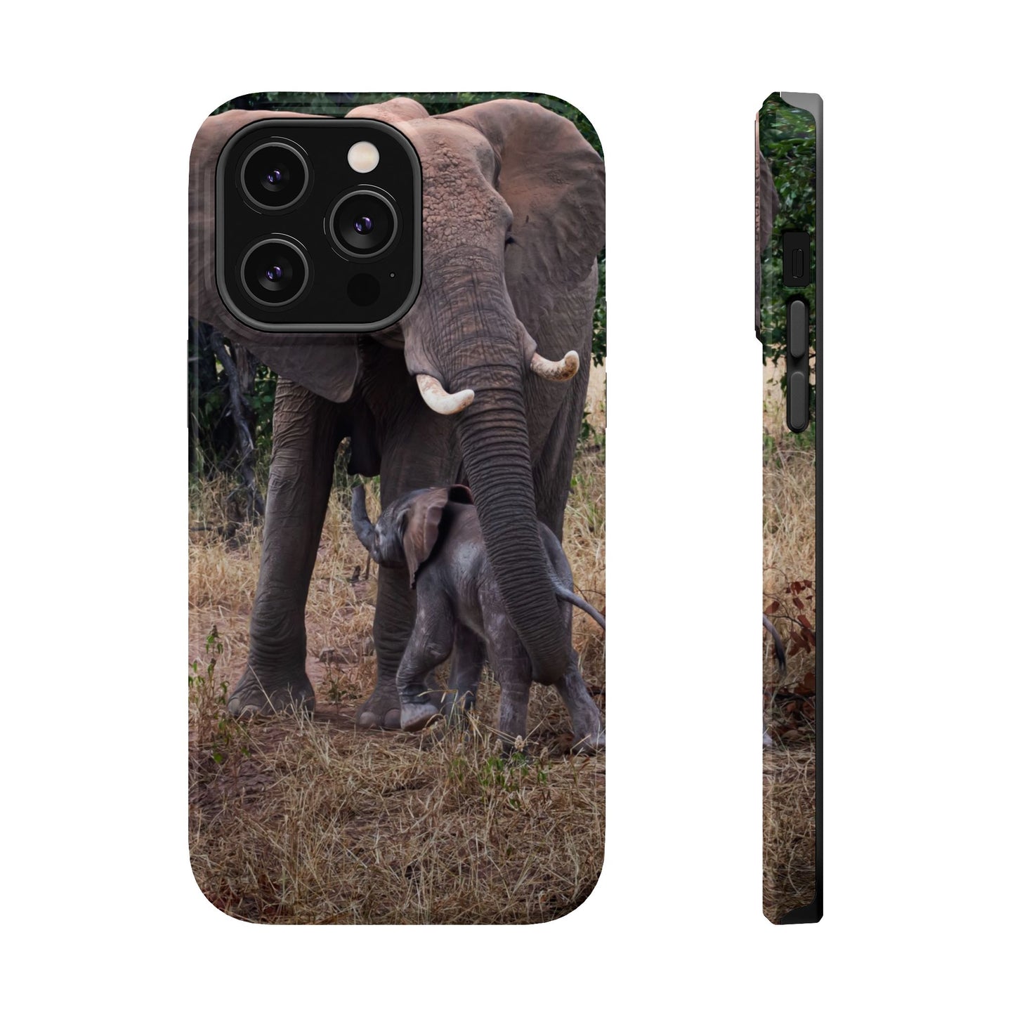 Baby Elephant Magsafe Phone Case iPhone 14 Pro Max Glossy
