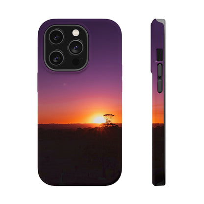 Magsafe® Compatible Tough Cases - Purple Sunset iPhone 14 Pro Matte