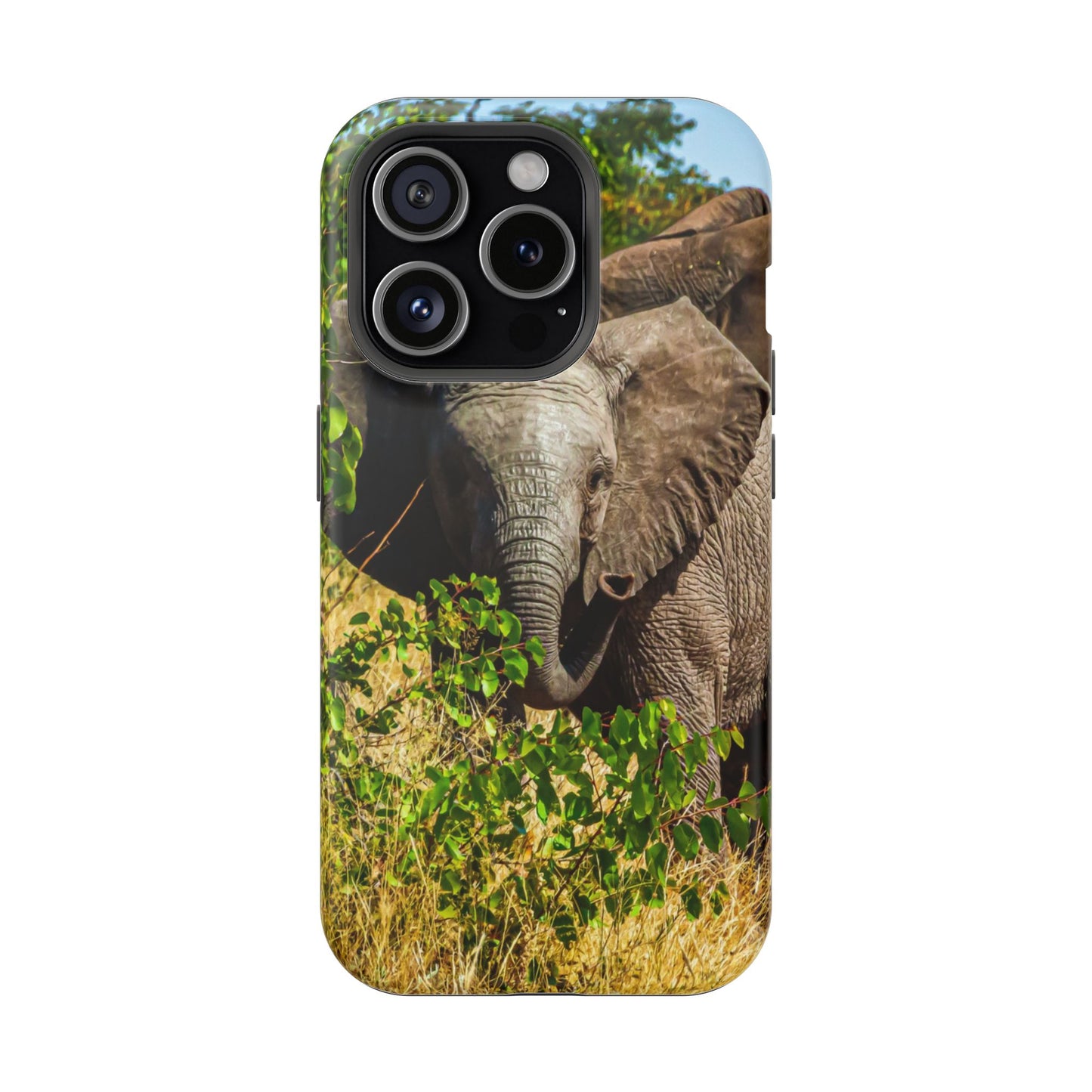 Magsafe® Compatible Tough Cases - Young Elephant iPhone 15 Pro Matte