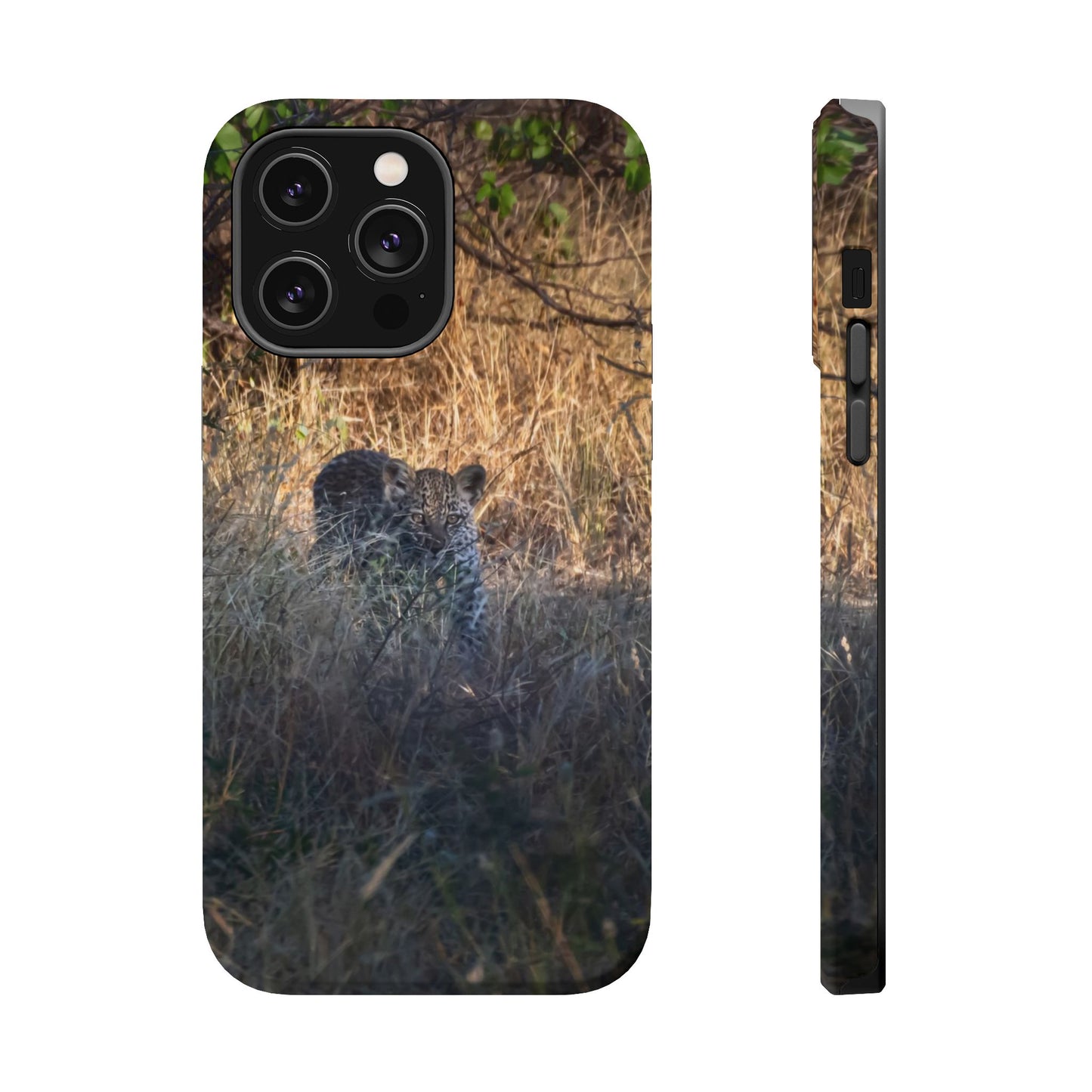 Magsafe® Compatible Tough Cases - Leopard Cub iPhone 14 Pro Max Matte