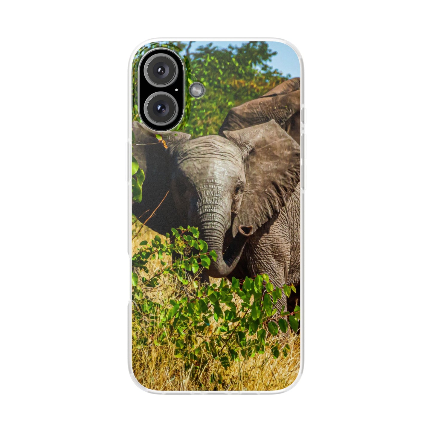 Flexible Young Elephant Cases iPhone 16 Plus
