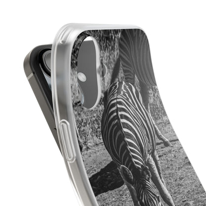 Flexible Zebra Phone Case B&W