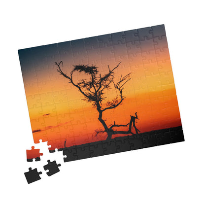 Puzzle (110, 252, 520, 1014-piece) - Sunset over the Kalahari