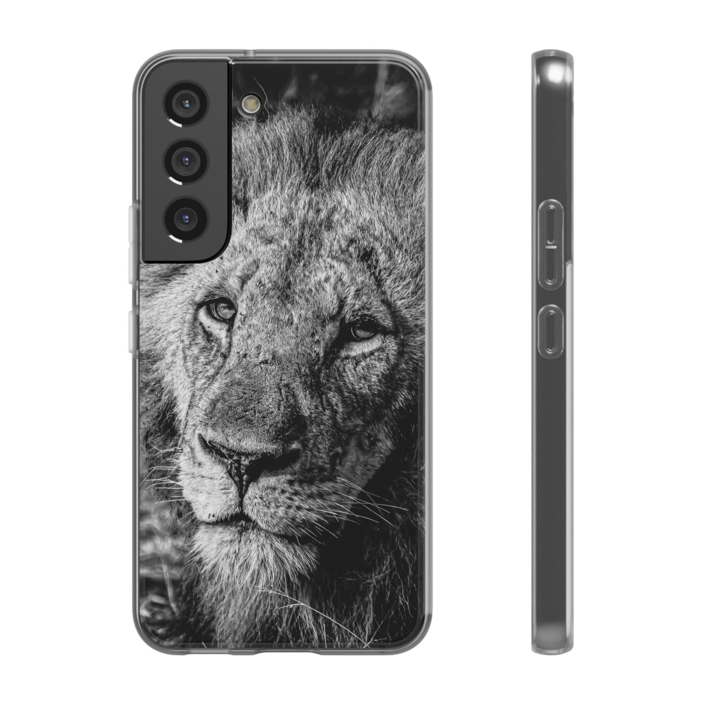 Flexi Cases - Old Lion B&W Samsung Galaxy S22