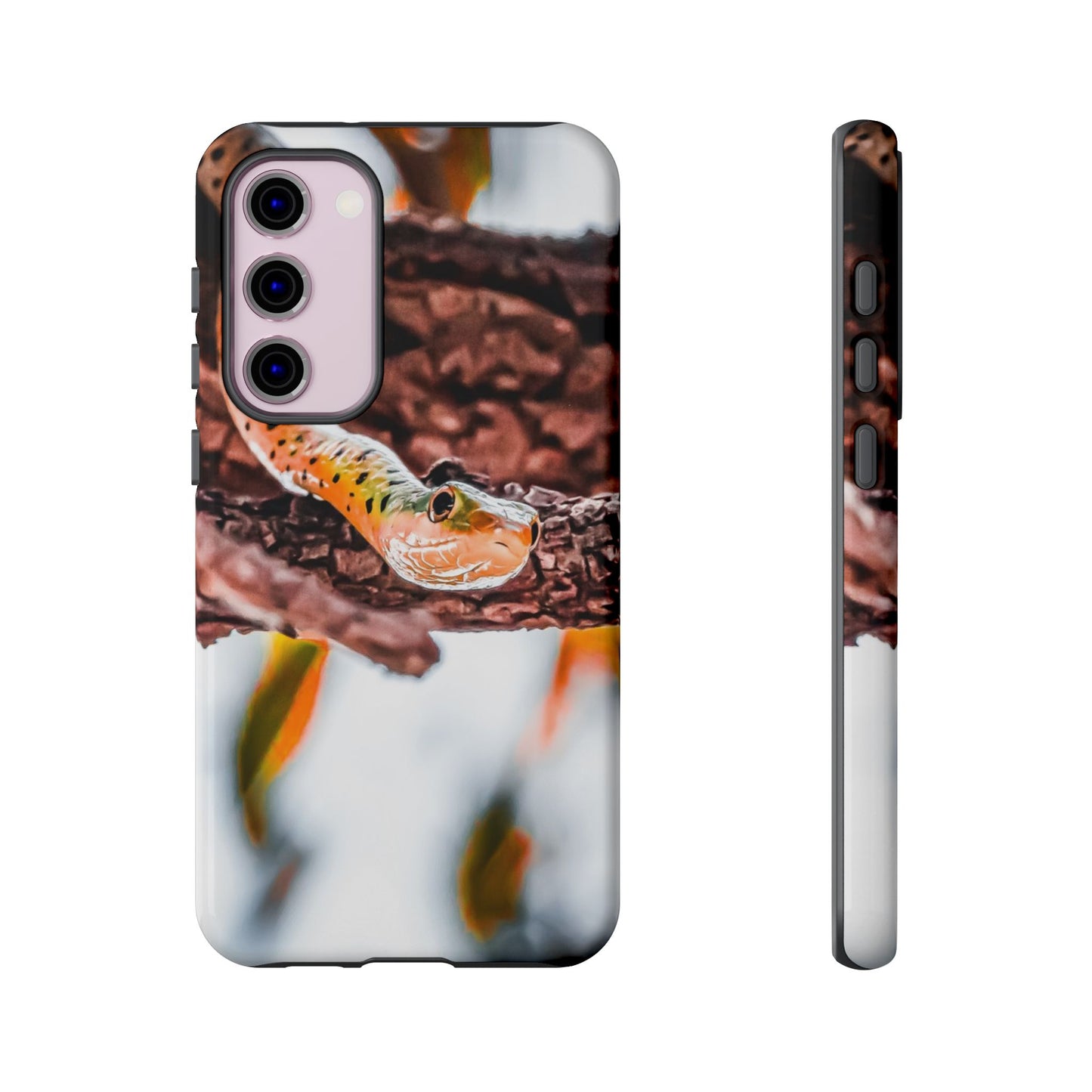 Spotted Bush Snake Phone Case Samsung Galaxy S23 Plus Glossy