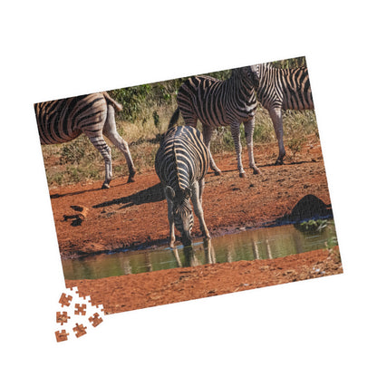 Puzzle (110, 252, 520, 1014-piece) - Zebra Drinking