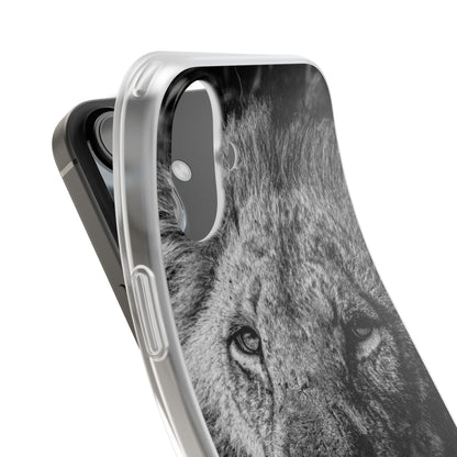 Flexible Lion Phone Cases B&W