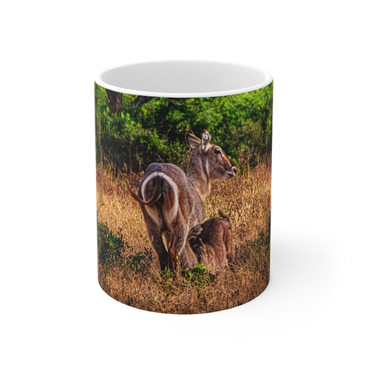 Baby Waterbuck Animal Mug