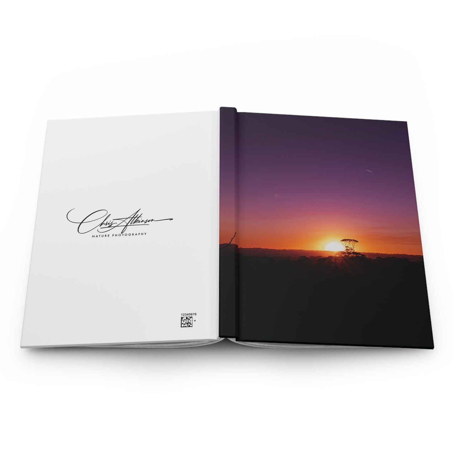 Hardcover Journal Matte - Purple Sunset