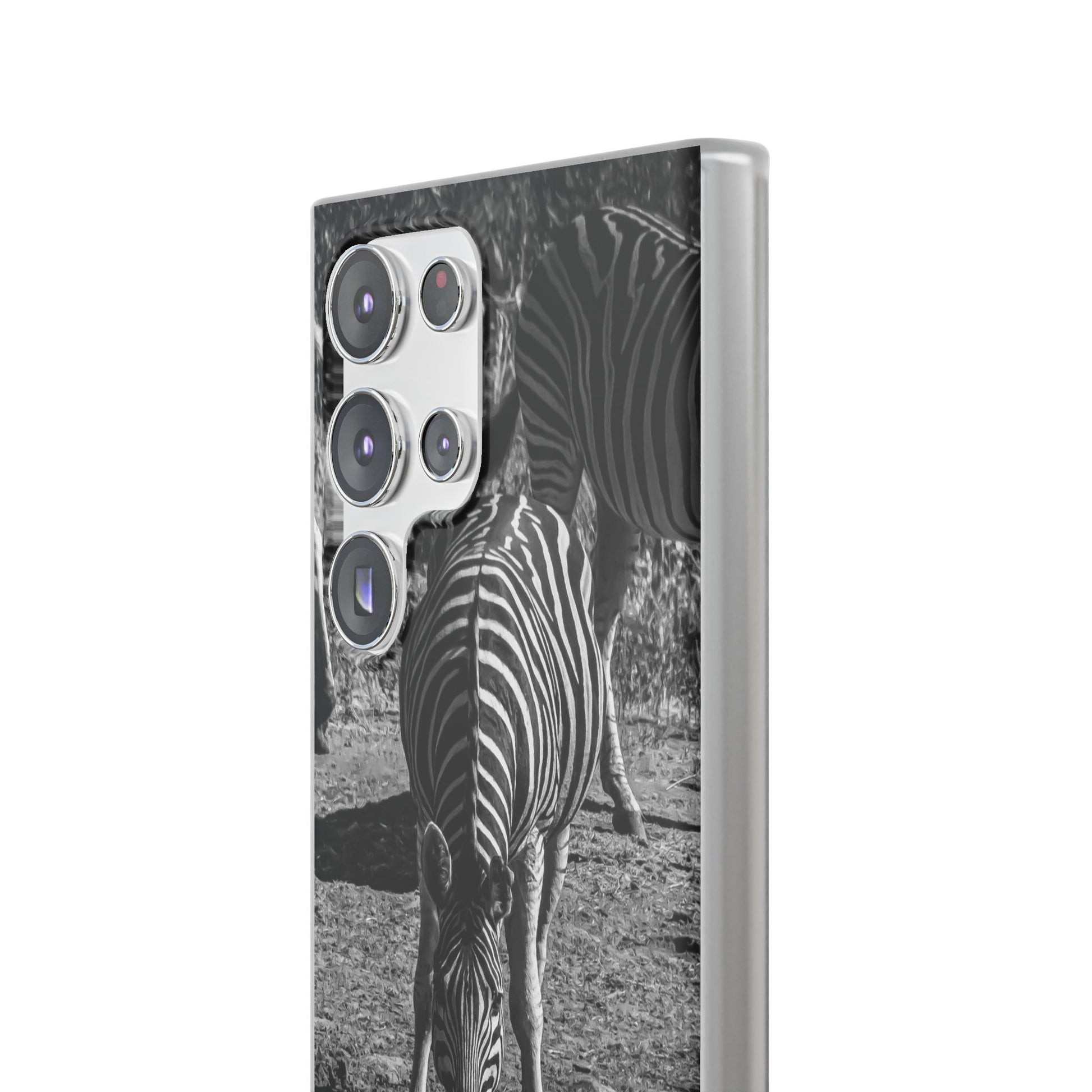 Flexible Zebra Phone Case B&W Samsung Galaxy S23 Ultra