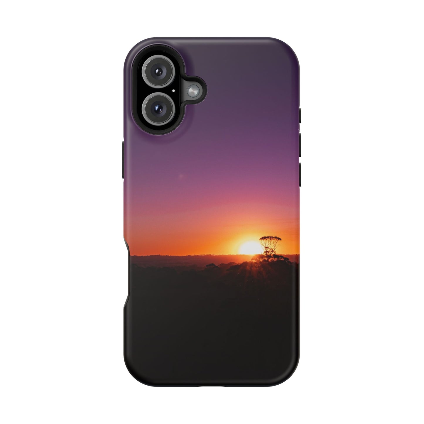 Magsafe® Compatible Tough Cases - Purple Sunset iPhone 16 Plus Matte