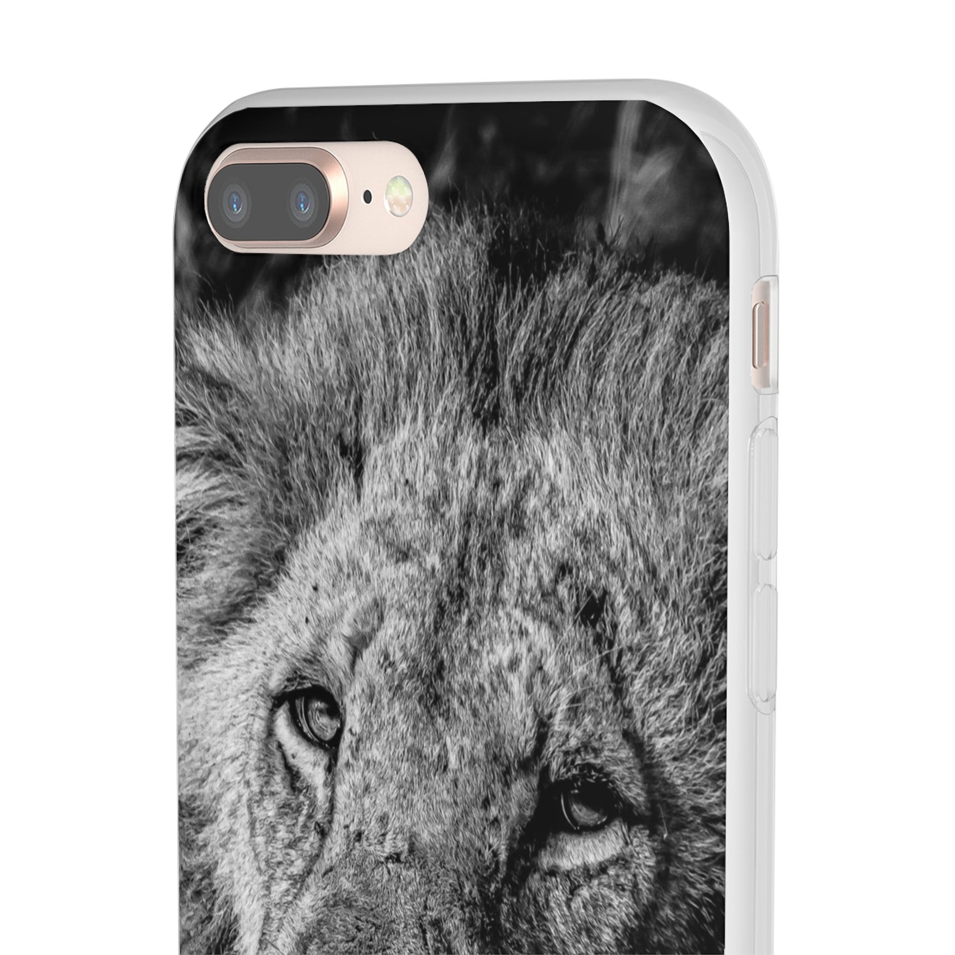 Flexible Lion Phone Cases B&W