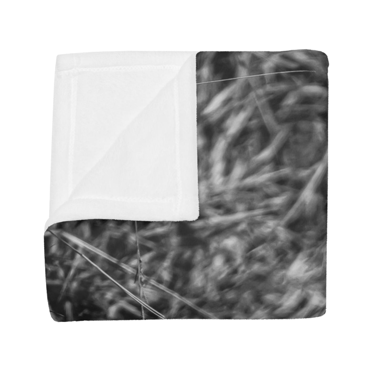 Lion Fleece Blanket B&W