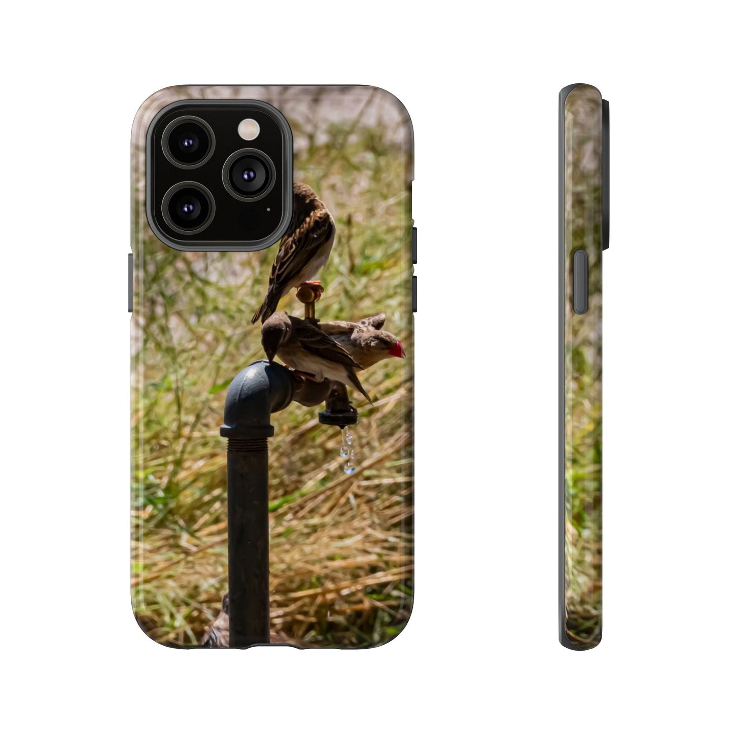 Tough Case - Birds at A Dripping Tap iPhone 14 Pro Max Glossy