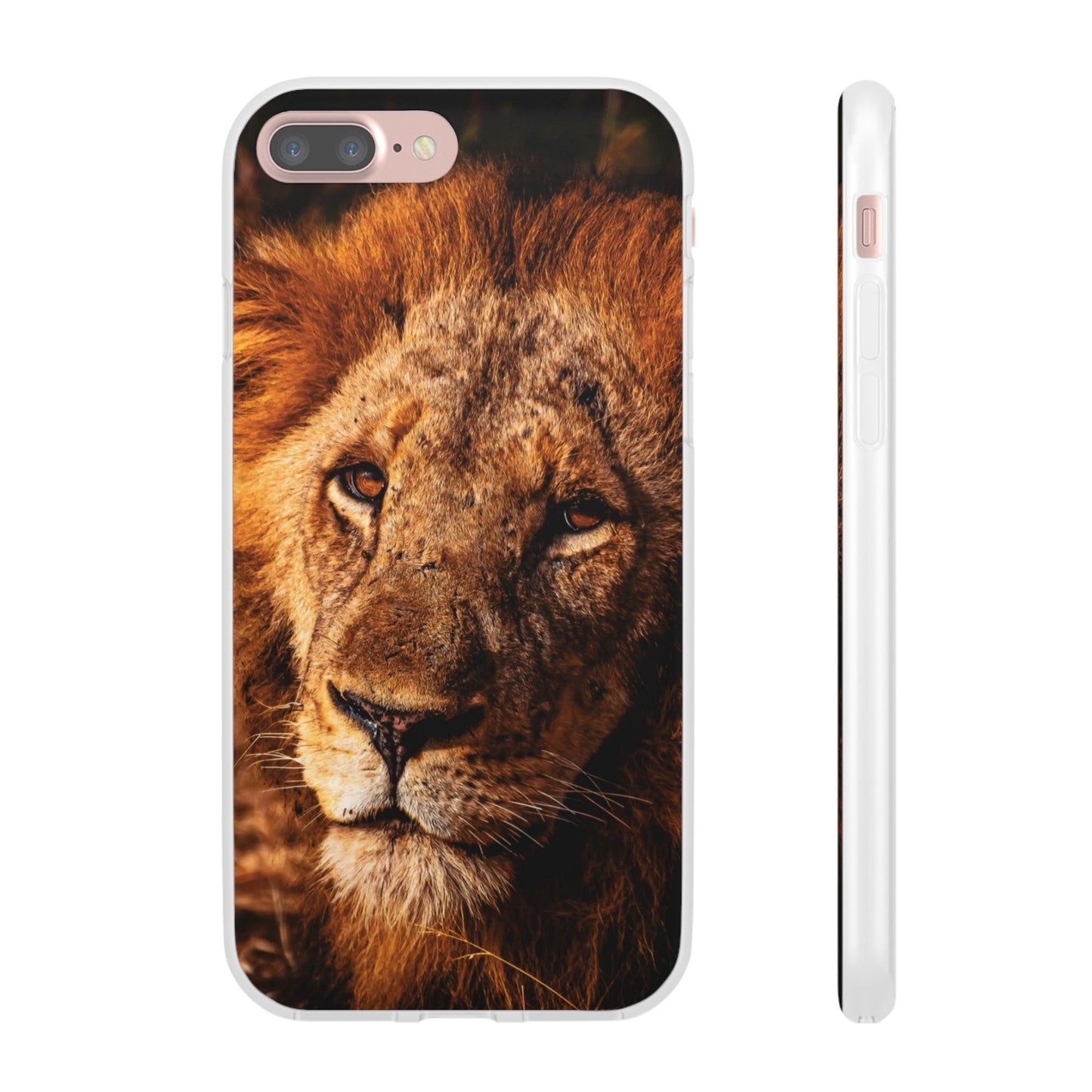 Flexible Lion Phone Cases iPhone 7 Plus with gift packaging