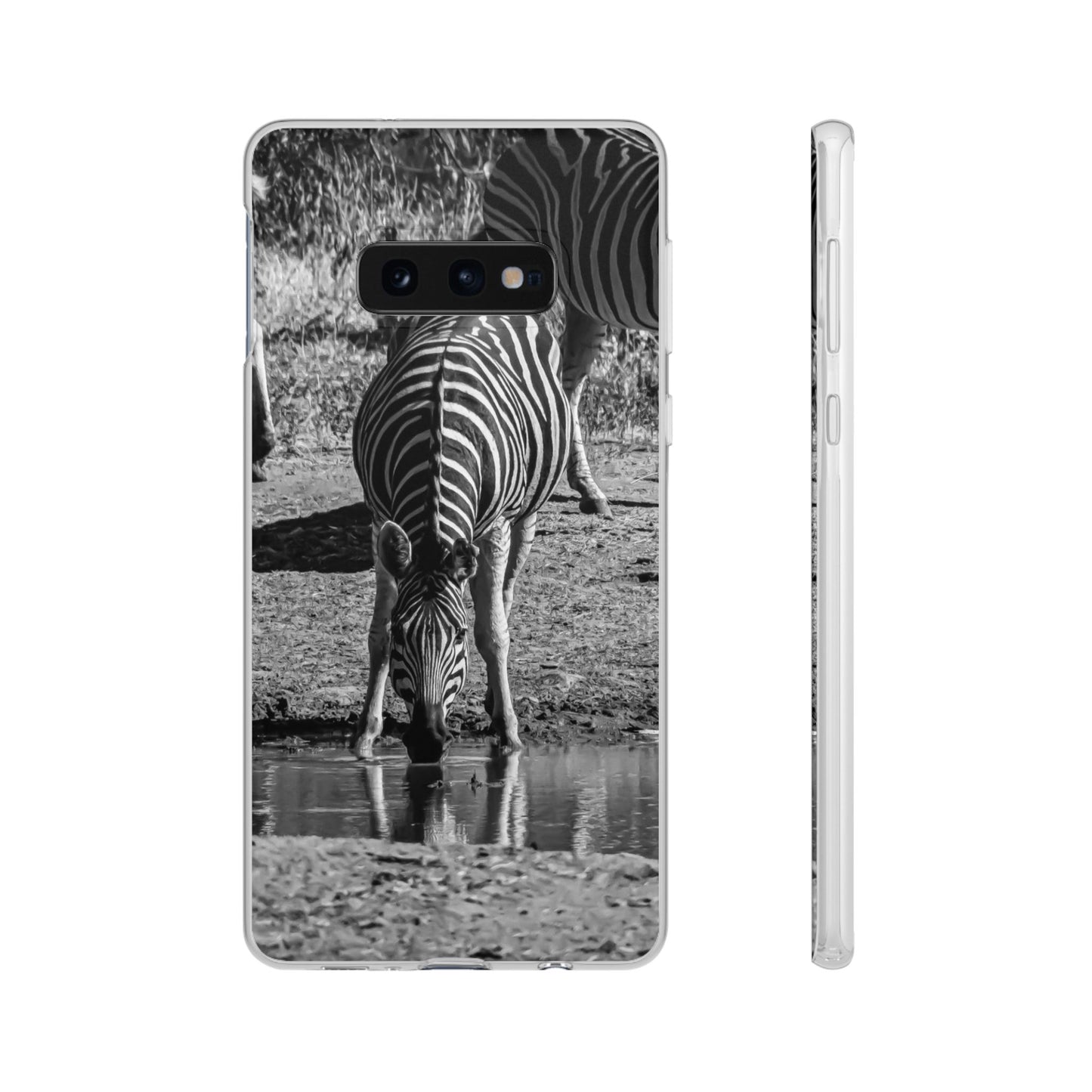 Flexible Zebra Phone Case B&W Samsung Galaxy S10E