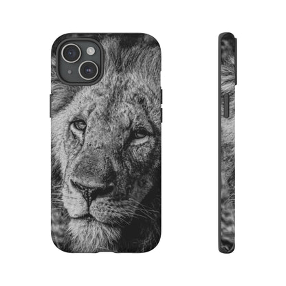 Tough Case - Old Lion B&W iPhone 15 Plus Matte