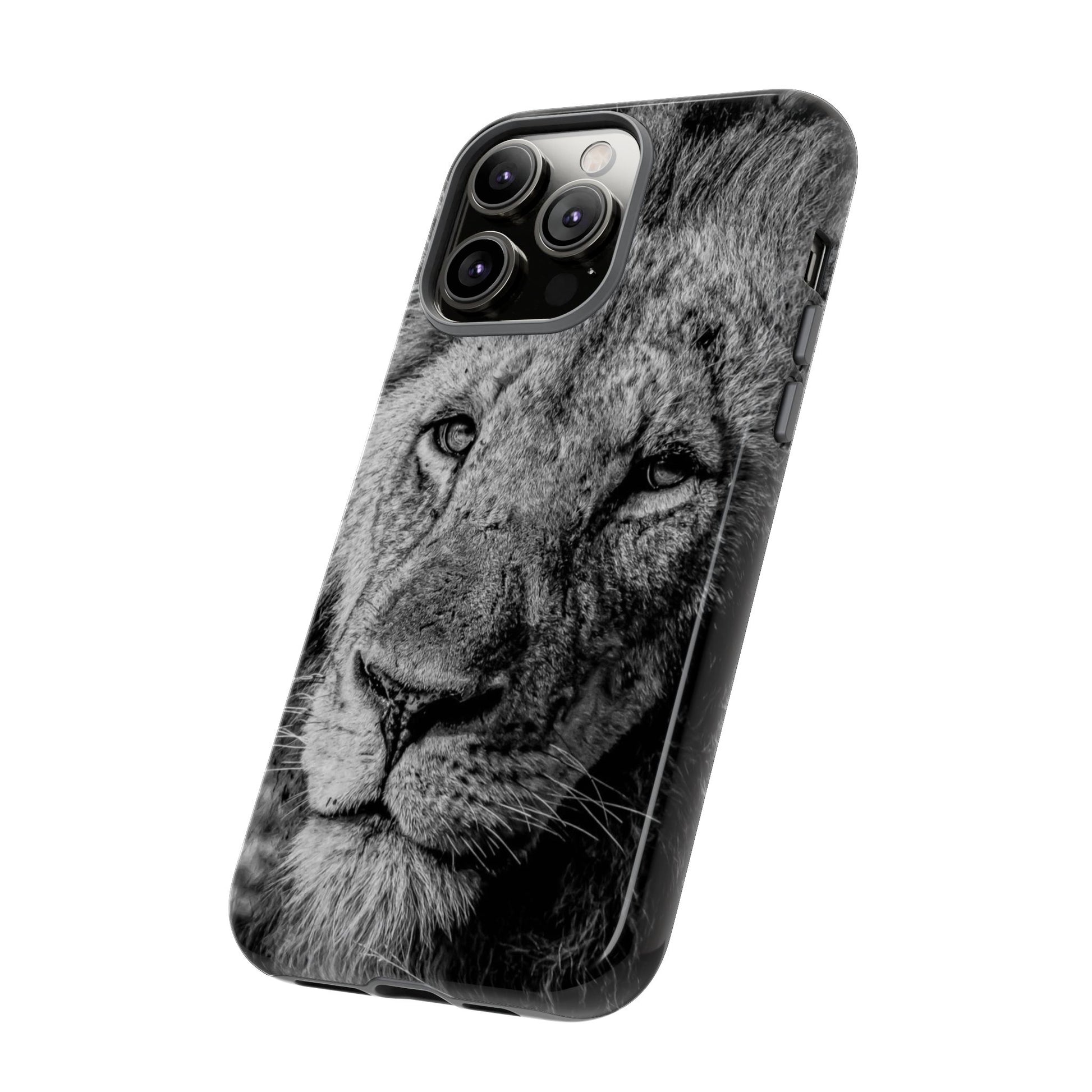 Tough Case - Old Lion B&W