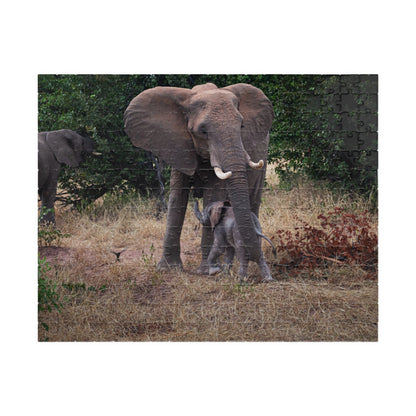 Puzzle (110, 252, 520, 1014-piece) - Elephant and Baby