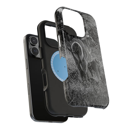 Waterbuck Baby Animal Phone Case - Magsafe B&W