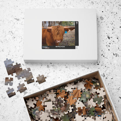 Scottish Highland Cattle Puzzle 520 pcs (Horizontal)