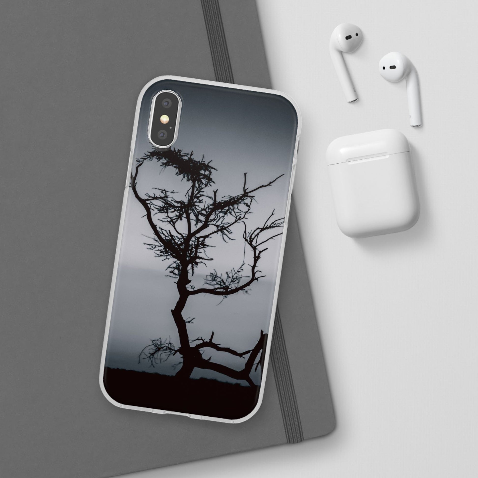 Kalahari Sunset Phone Case B&W