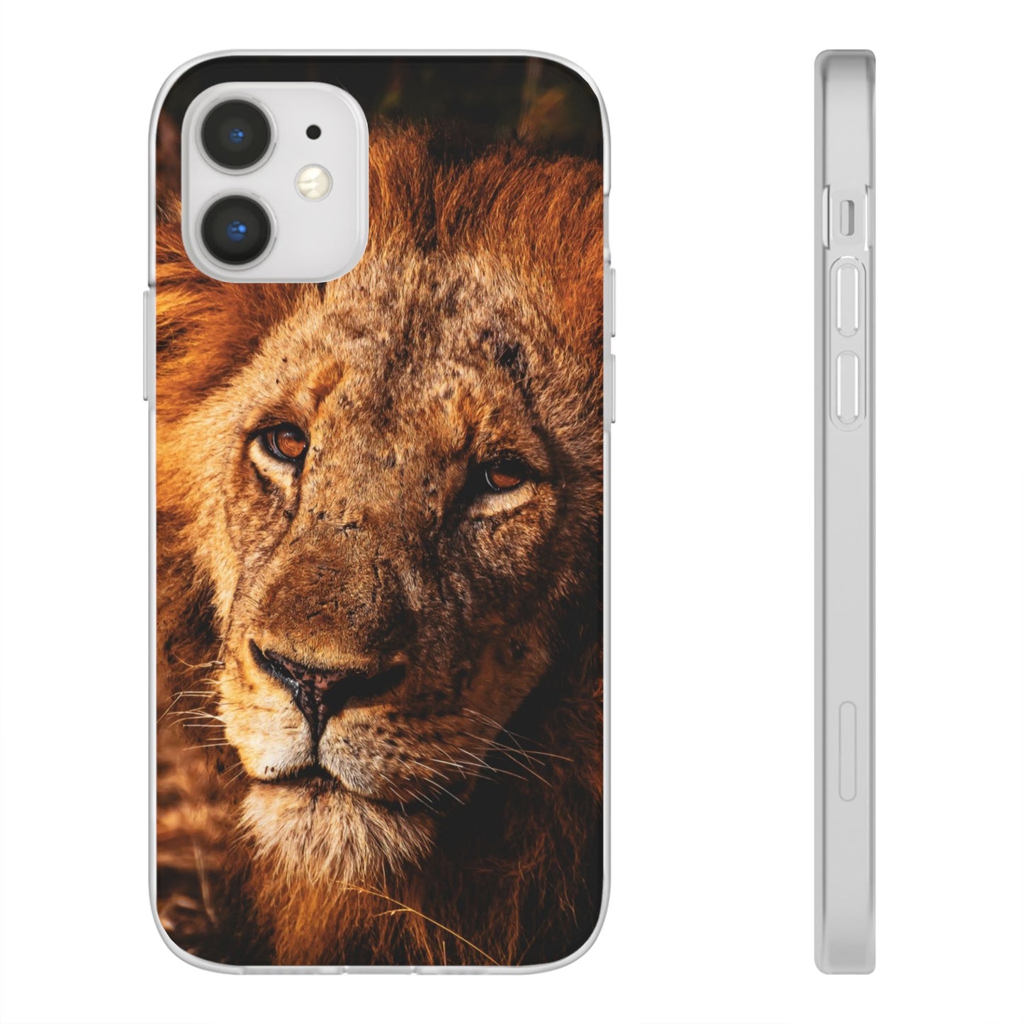 Flexible Lion Phone Cases iPhone 12 with gift packaging