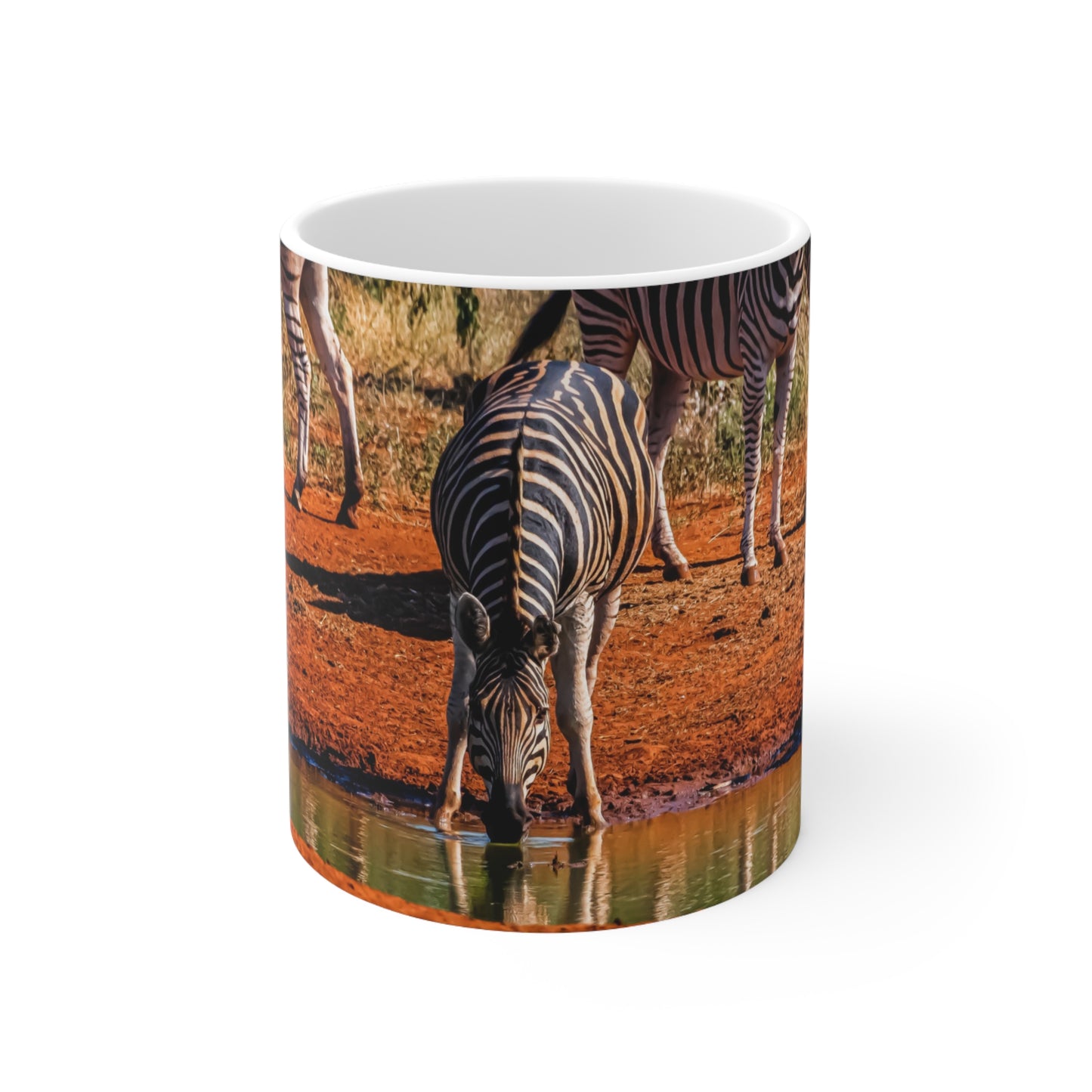 Drinking Zebra Mug 11oz