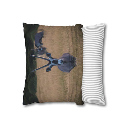 Poly Canvas Pillowcase - Gemsbok