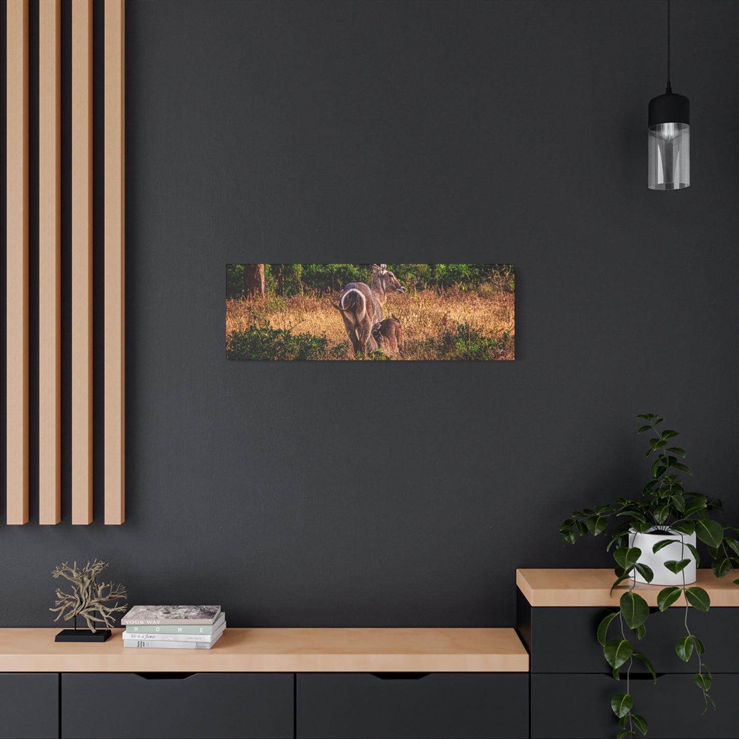 Waterbuck Nature Prints Matte Canvas